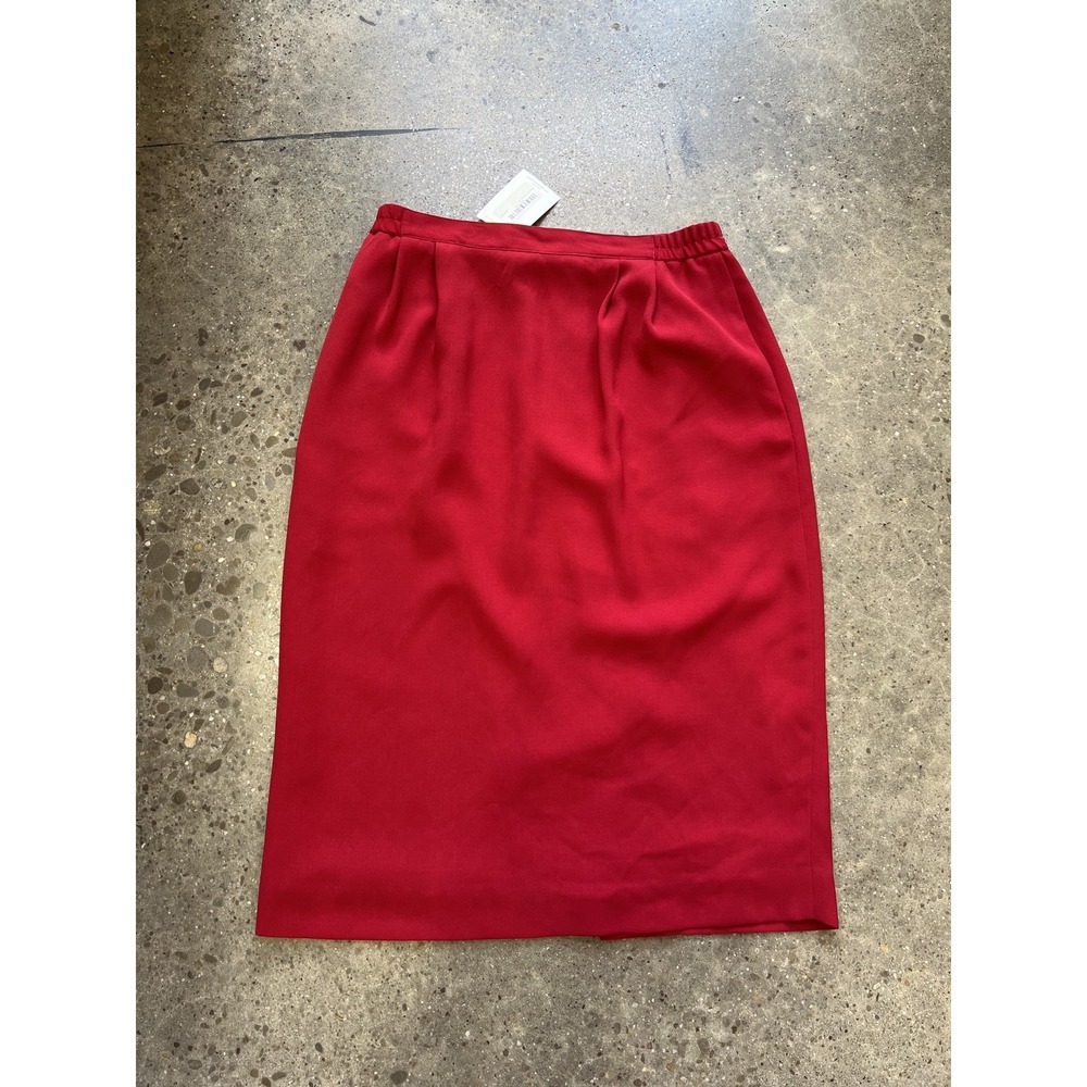 Worthington Skirt Womens Medium High Waist Pencil Midi Career Work Vintage Style
